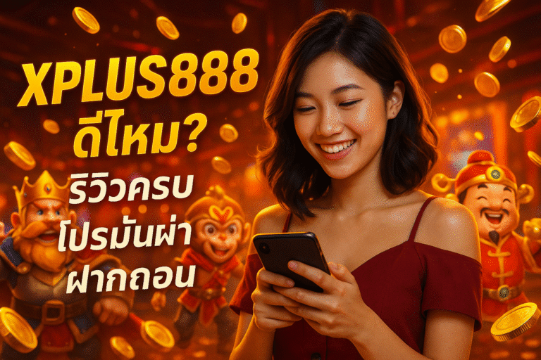 XPLUS888 ดีไหม? รีวิวครบ โปรโมชั่นฝากถอน