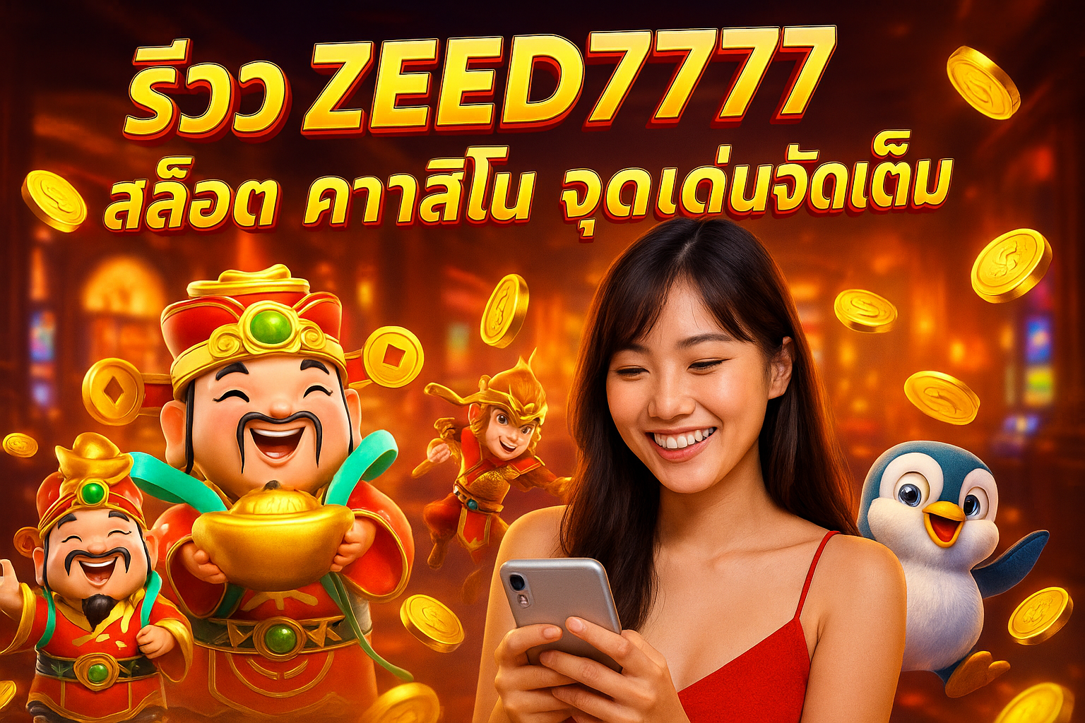 รีวิว ZEED777 สล็อต คาสิโน จุดเด่นจัดเต็ม