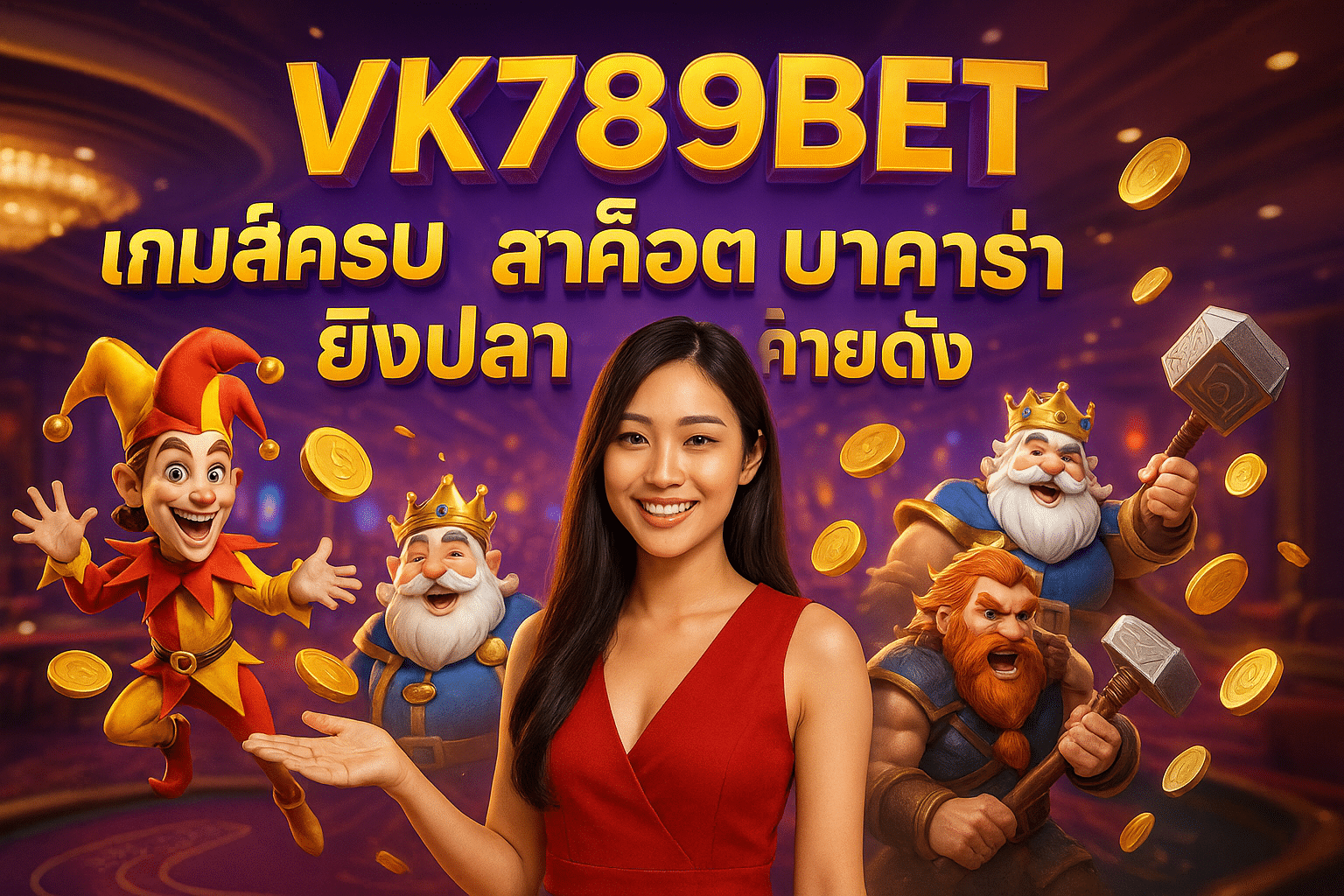 VK789BET เกมส์ครบ สล็อต บาคาร่า ยิงปลา ทุกค่ายดัง