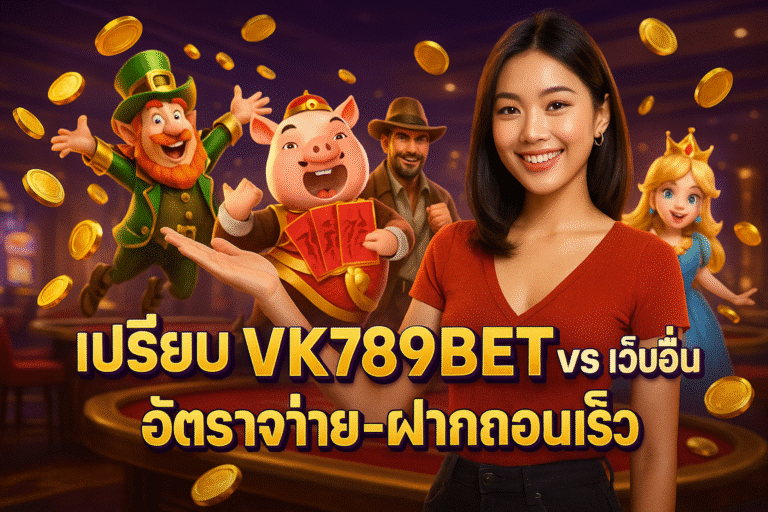 เปรียบเทียบ VK789BET vs เว็บอื่น อัตราจ่าย-ฝากถอนเร็ว